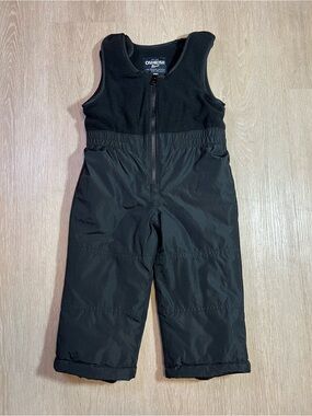☆ 3 for $20 ☆ OshKosh B'gosh Black Insulated Kids Snow Overalls